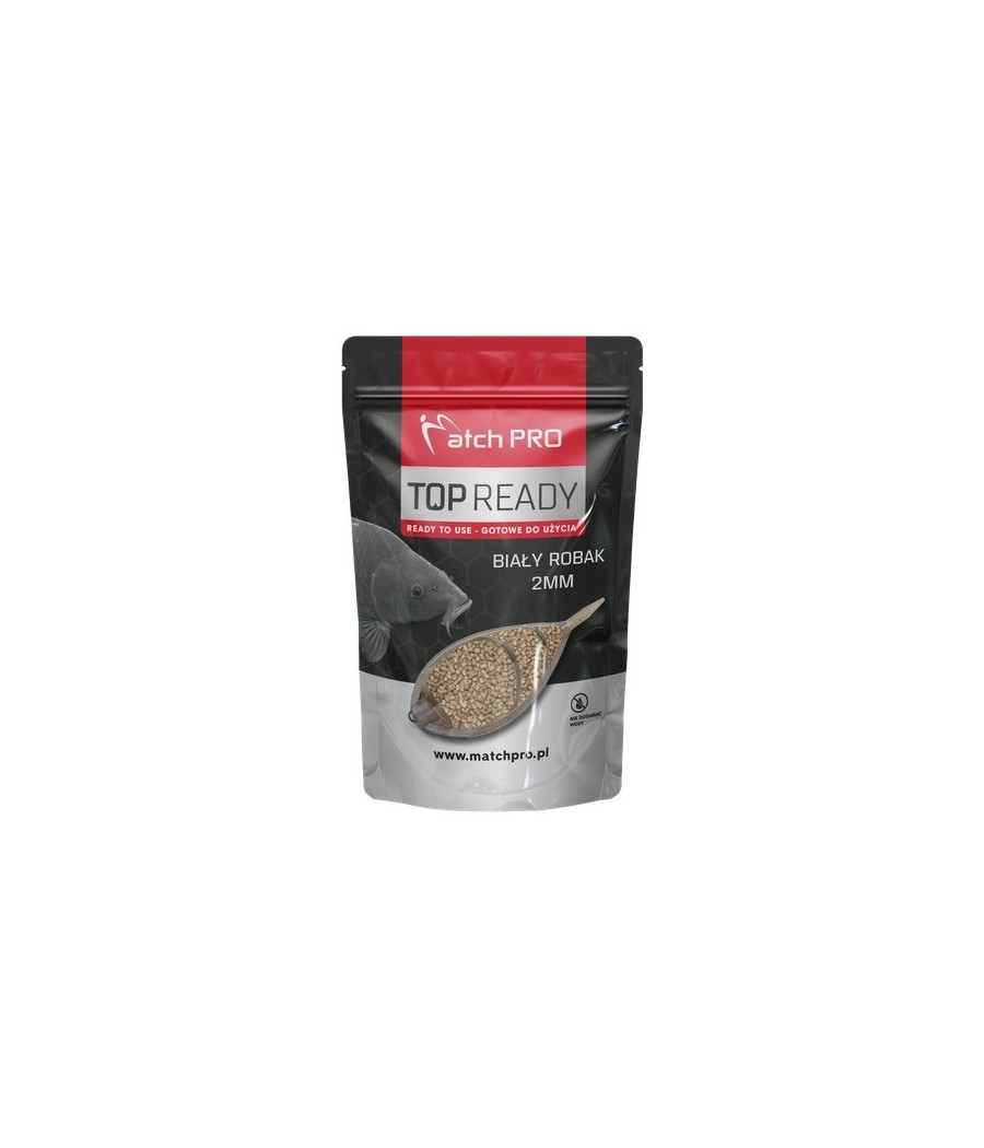 kaper sklep Matchpro Top Ready Pellet Biały Robak 2mm 700g Nowy smak