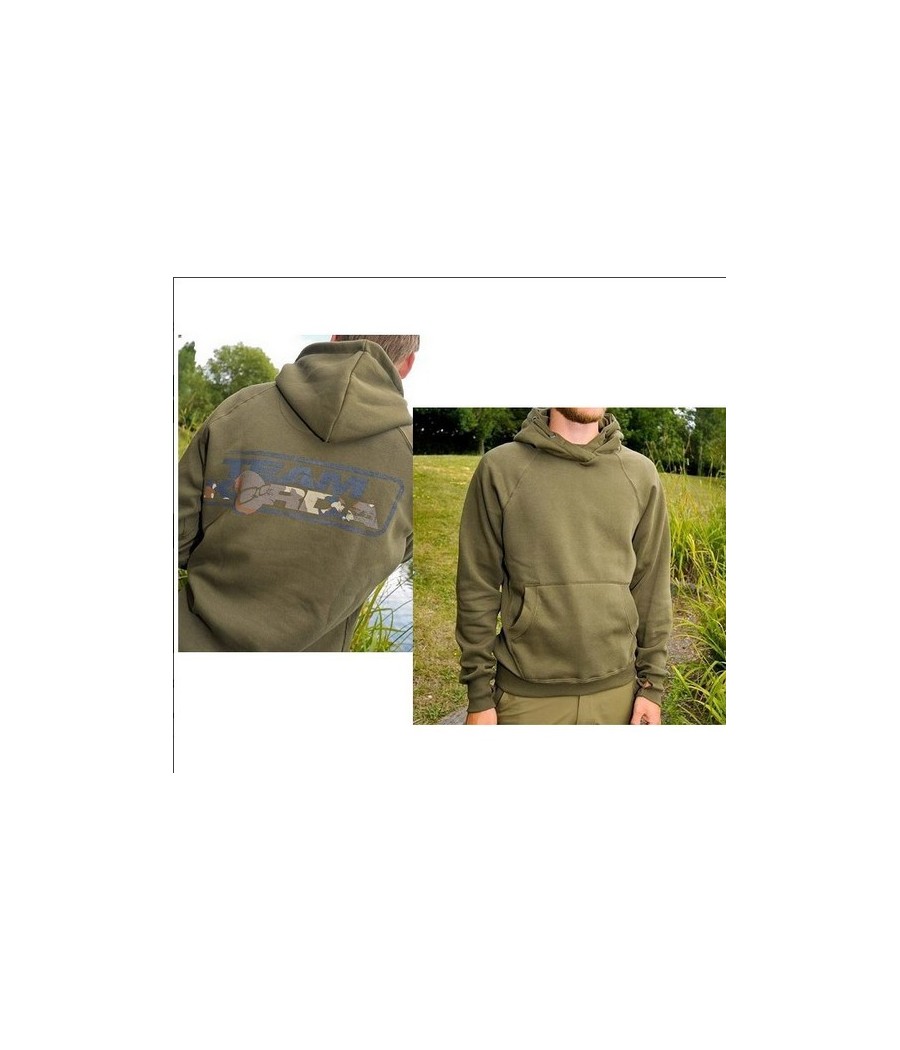 kaper sklep Korda Bluza z kapturem Kore TK Hoodie  Dark Olive roz.M