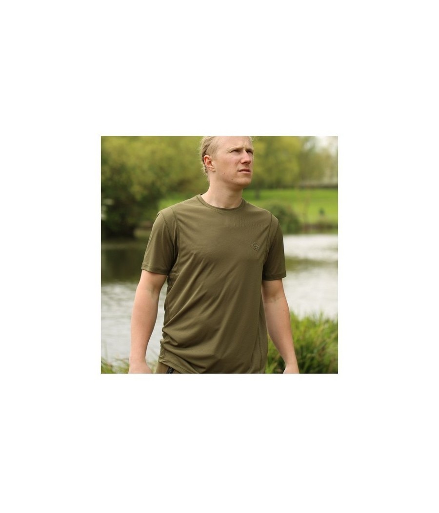 kaper sklep Korda Koszulka kool Quick Dry Short Sleeve Tee Olive S