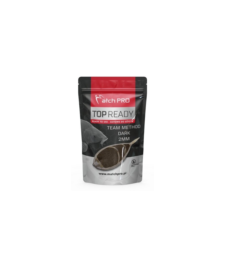 kaper sklep Matchpro Top Ready Pellet Team Method Dark 2mm 700g