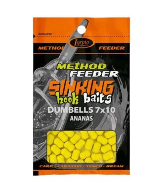 Lorpio Sinking Hook Baits Dumbells Ananas 8X10