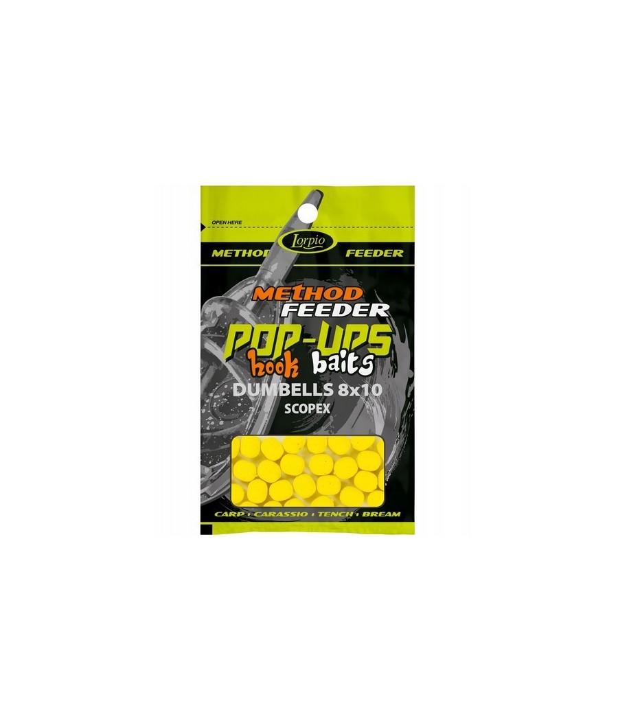 LORPIO pop-up DUMBELLS ananas halibut 7mm 15g