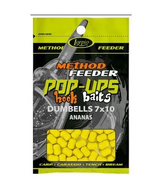 LORPIO Pop-Ups Hook Baits DUMBELLS 7x10 Ananas