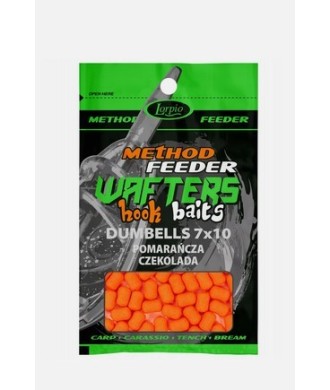 Lorpio Przynęta WAFTERS Dumbells 7x10 Pomarańcza czekolada