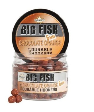 kaper sklep Dynamite Baits Soft Durable Hookers 6mm Chocolate Orange