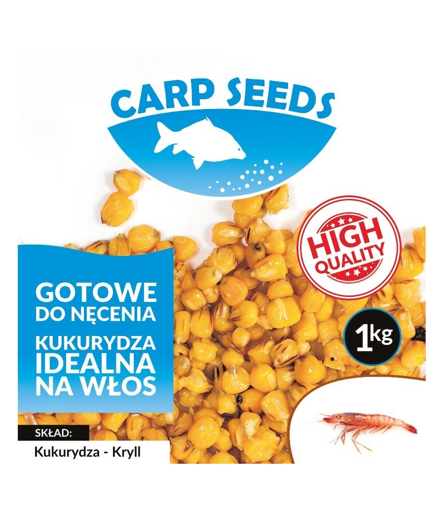 kaper sklep Carp Seeds Duże ziarna Kukurydza Kryll 2kg