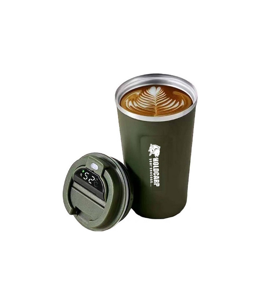 kaper skelp Holdcarp Thermo Inox Led Mug  termiczny elektroniczny wyświetlacz