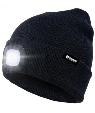 kaper sklep Holdcarp LED Light Beanie czarna czapka lampka LED ładowanie USB