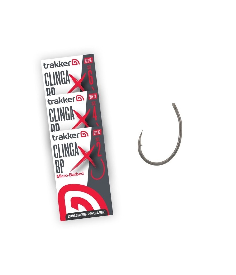 Trakker Clinga BP XS Hooks Micro Barbed 6 Haki Haczyki