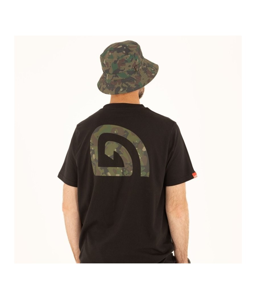 Trakker CR Logo T-Shirt Black Camo koszulka roz. M