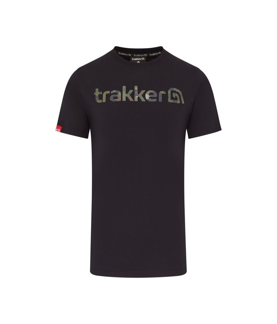 Trakker CR Logo T-Shirt Black Camo koszulka roz. M