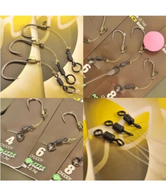 KORDA przypon karpiowy Hinge Rig barbless roz.6 bezzadziorowy