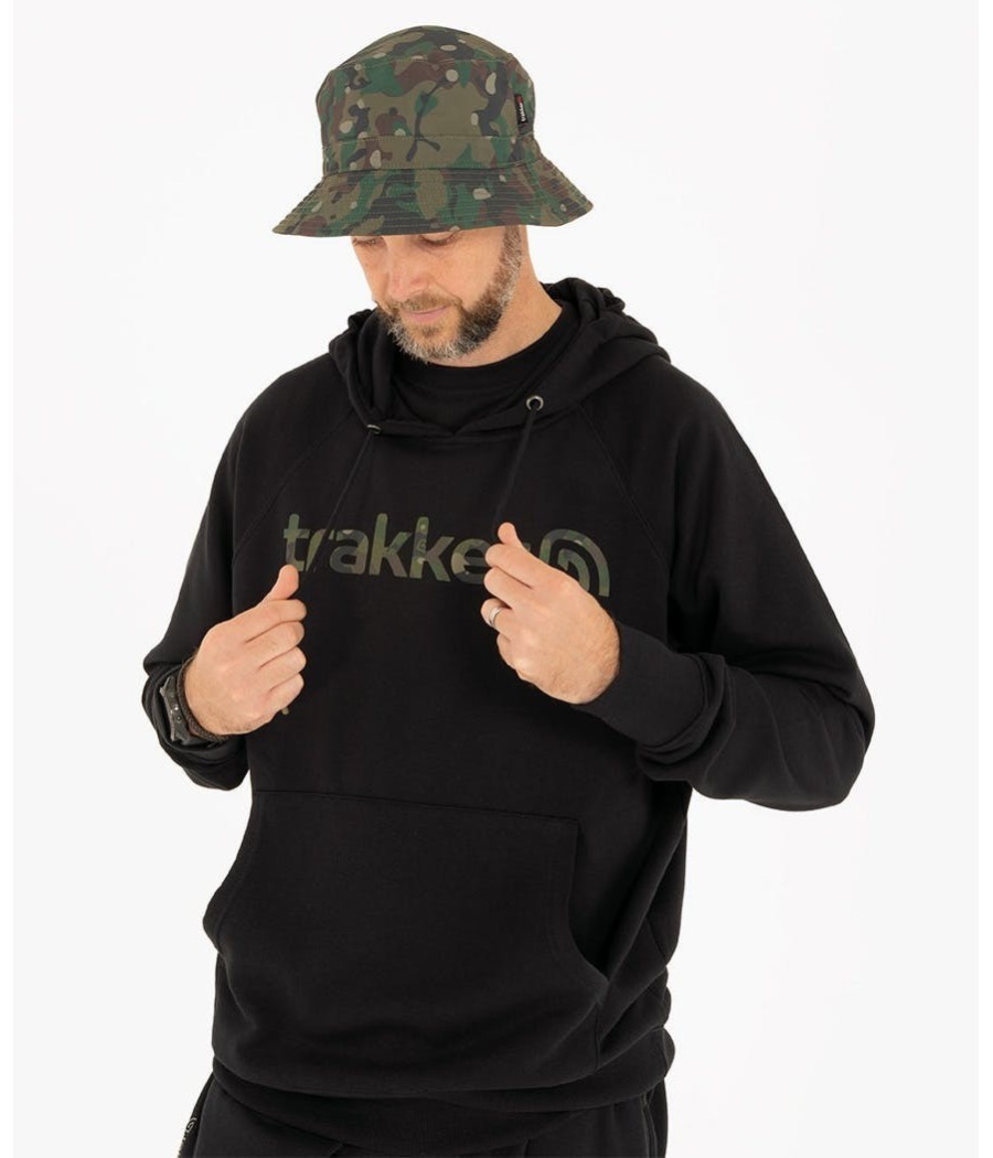 Trakker CR Logo Hoody Black Camo Bluza z kapturem roz.L