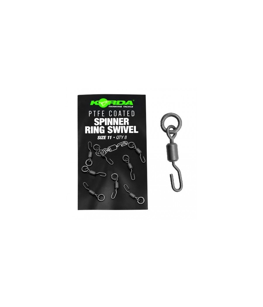 kaper sklep Korda PTFE Spinner Ring Swivels roz. 11