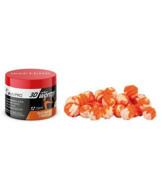 MatchPro 3D WORMS WAFTERS DUO Orange Chocolate 12mm 20g