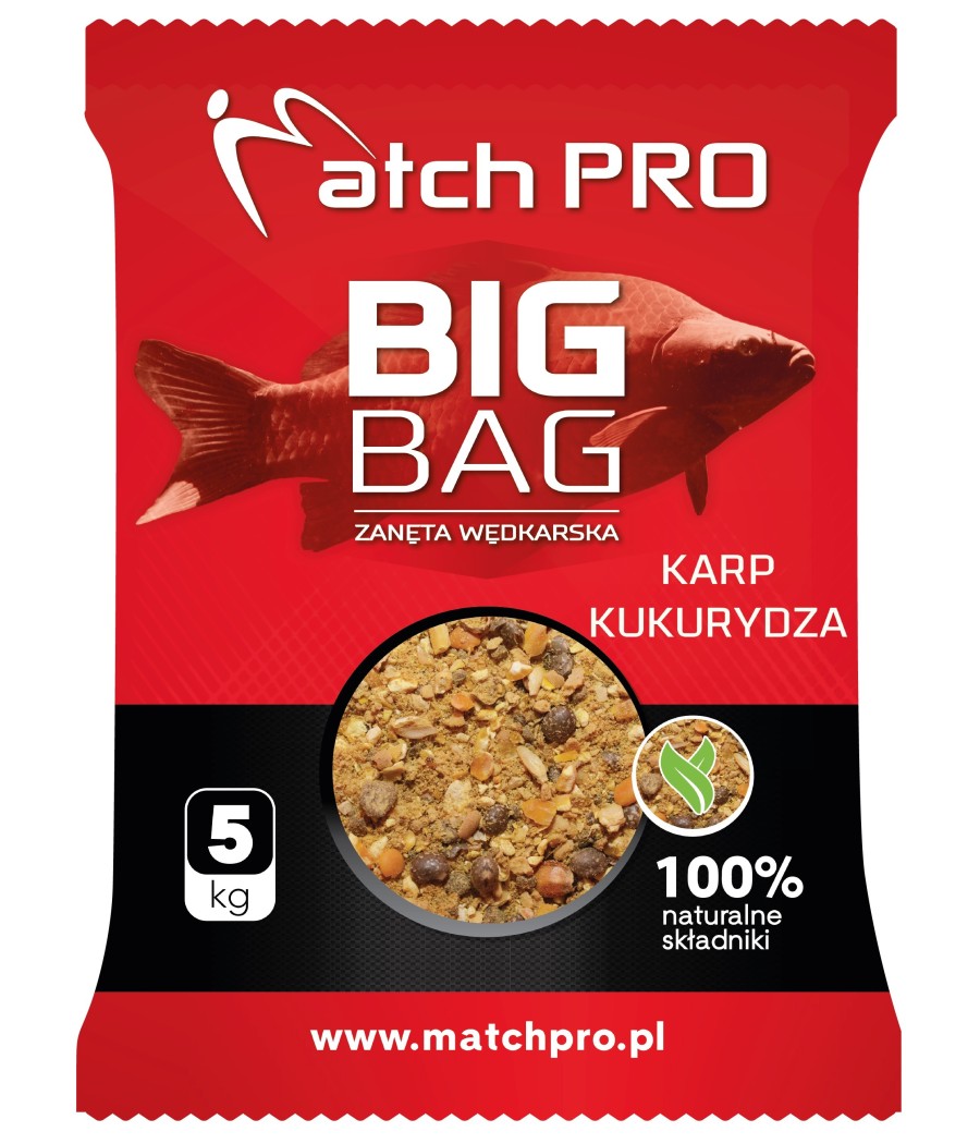 kaper sklep MatchPro Zanęta Big Bag Karp Truskawka 5kg