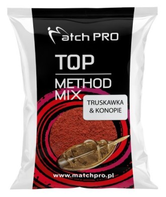 kaper sklep MatchPro Zanęta Methodmix Truskawka Konopie 700 g