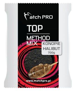 kaper sklep MatchPro Zanęta Methodmix Black Halibut Kon. 700g