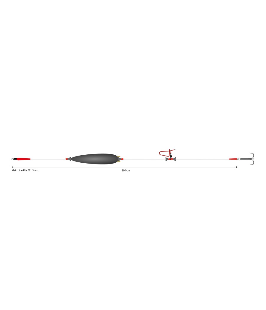 Mikado zestaw sumowy set I Adjustable Combi Rig 10g/200m/100kg kotwica 2/0