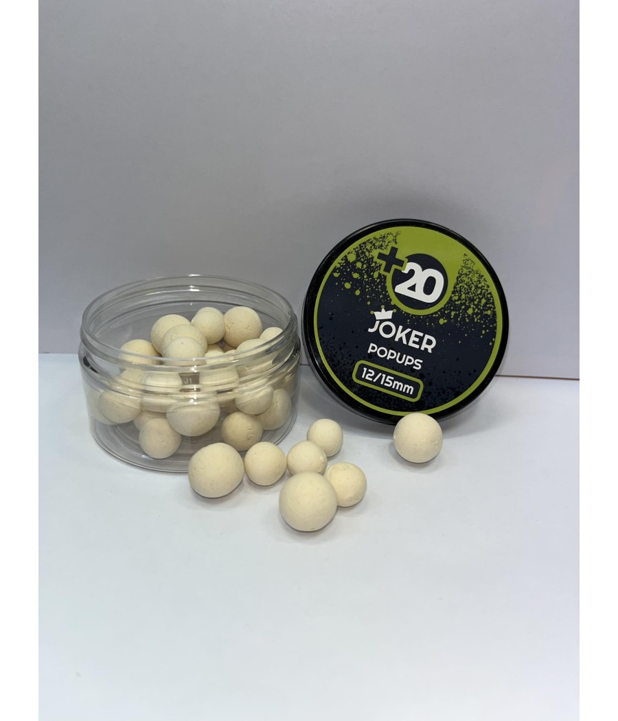 +20 Kulki Popups Joker 12/15mm