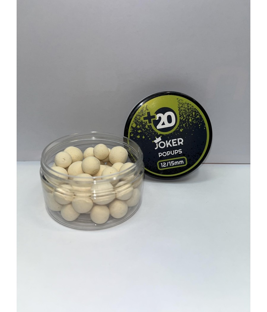 +20 Kulki Popups Joker 12/15mm