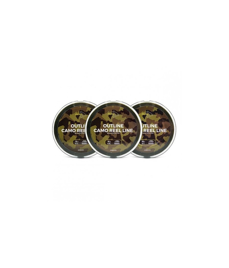 Avid Carp Outline Camo Reel Line 0,31MM 1000M żyłka zielona