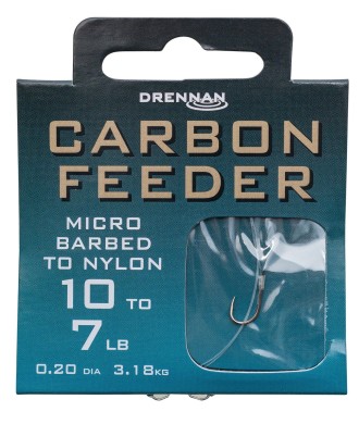 Drennan Carbon Feeder przypony 10to 7LB