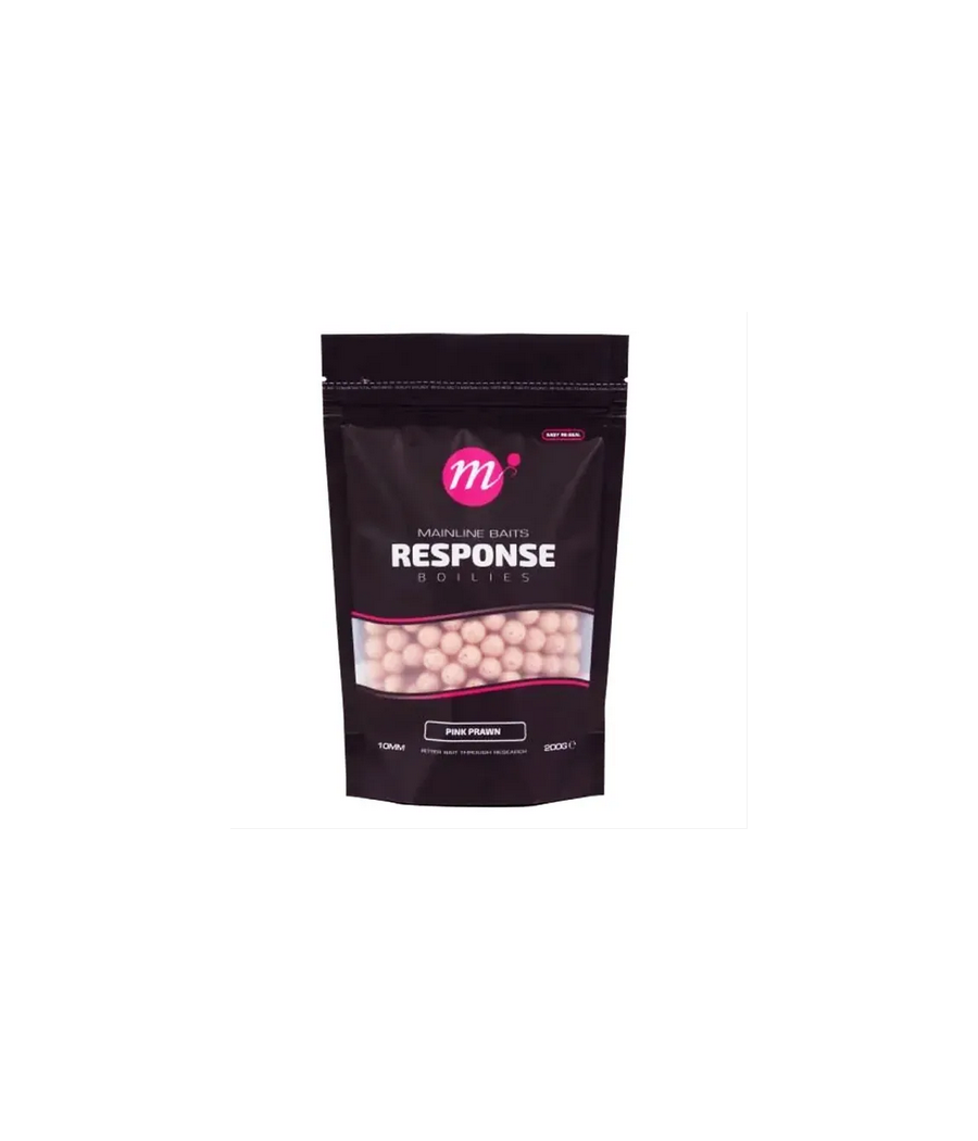 Mainline Rsponse Boilies Pink Prawn kulki zanętowe 10mm 200g Mainline Rsponse Boilies Pink Prawn kulki zanętowe 10mm 200g