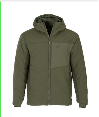 Korda Insulated Hooded Jacket Dark Olive ciepła Kurtka kaptur ultralekka