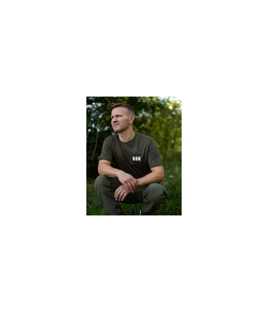 Korda Koszulka - LE Bobbin Tee Olive L