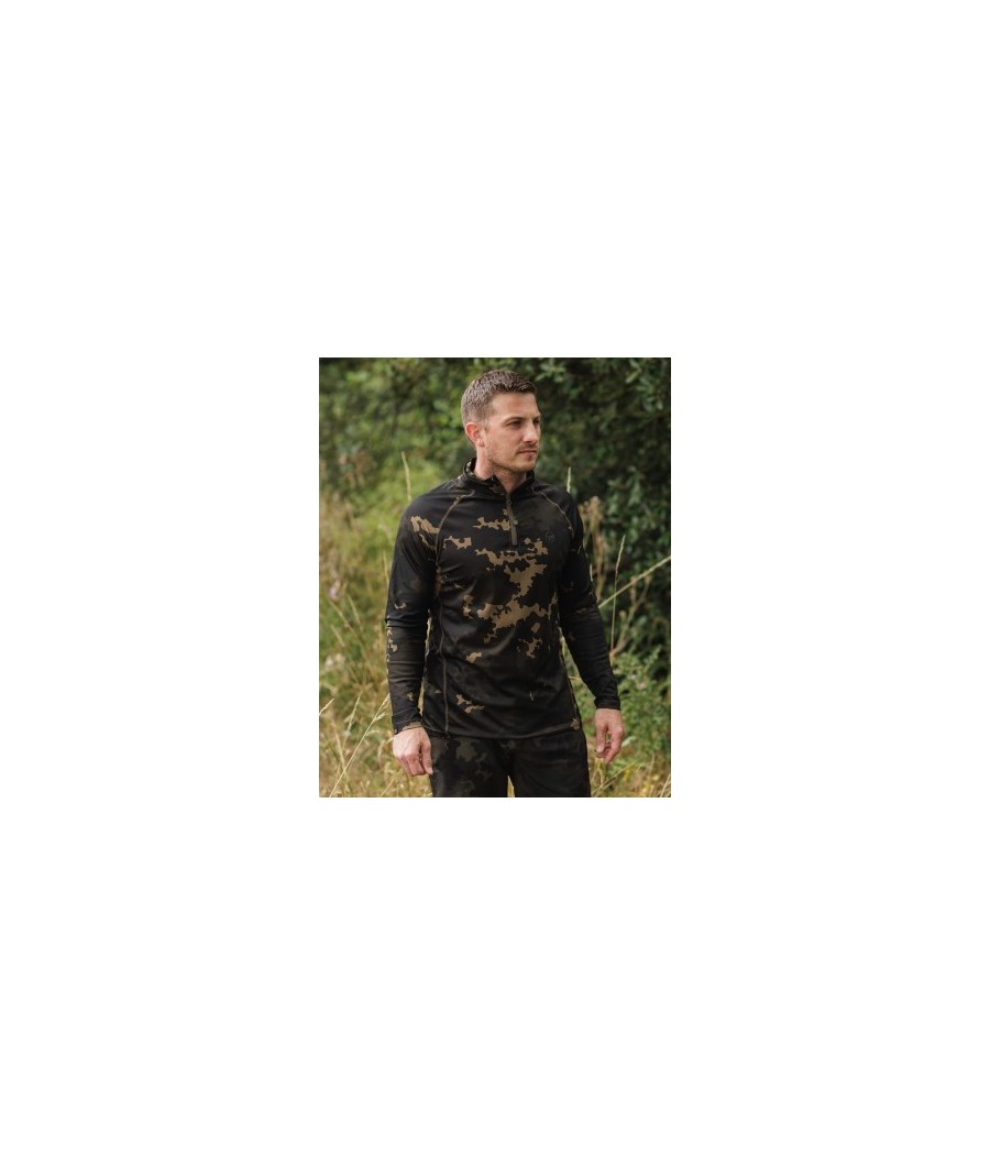 Korda - Kool UPF Zip Jersey | Dark Kamo 2XL