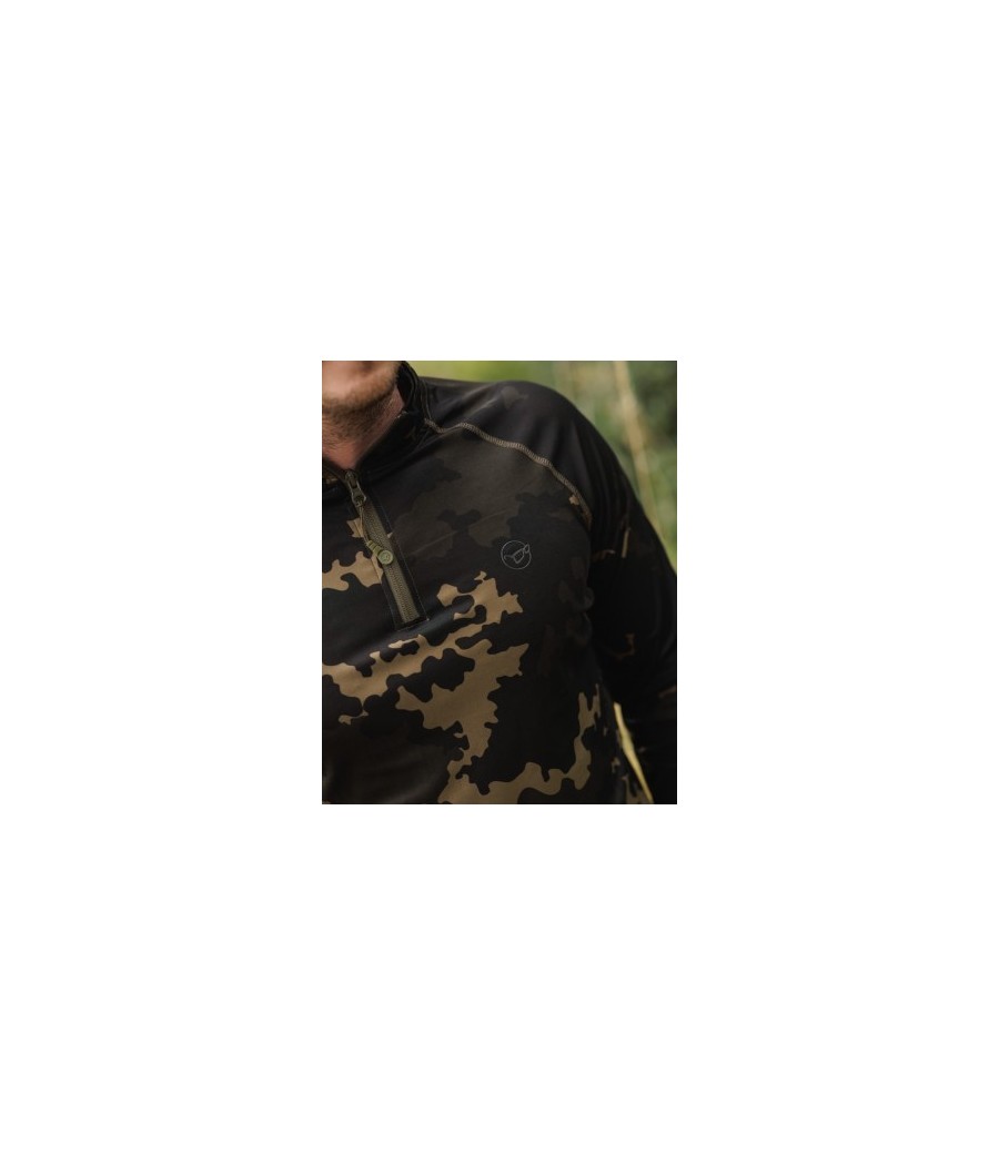 Korda - Kool UPF Zip Jersey | Dark Kamo L
