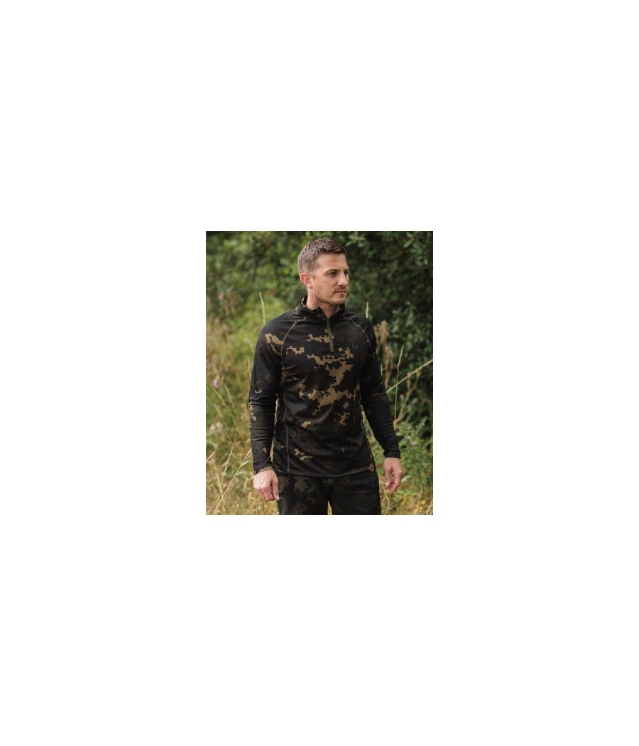 Korda - Kool UPF Zip Jersey | Dark Kamo L