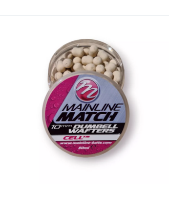 Mainline Match Dumbells Wafters 10mm White Cell 50ml