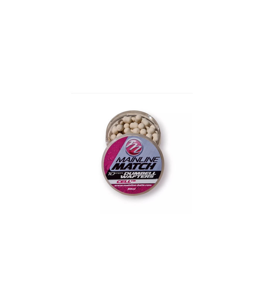 Mainline Match Dumbells Wafters 10mm White Cell 50ml