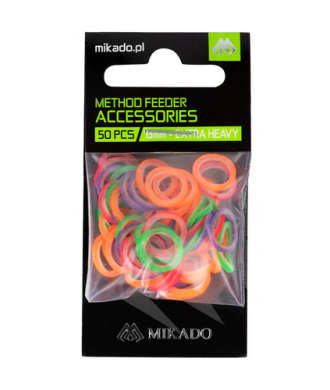 Mikado Gumki Do Pelletu Method Feeder 5mm Extra Heavy 50szt MIX