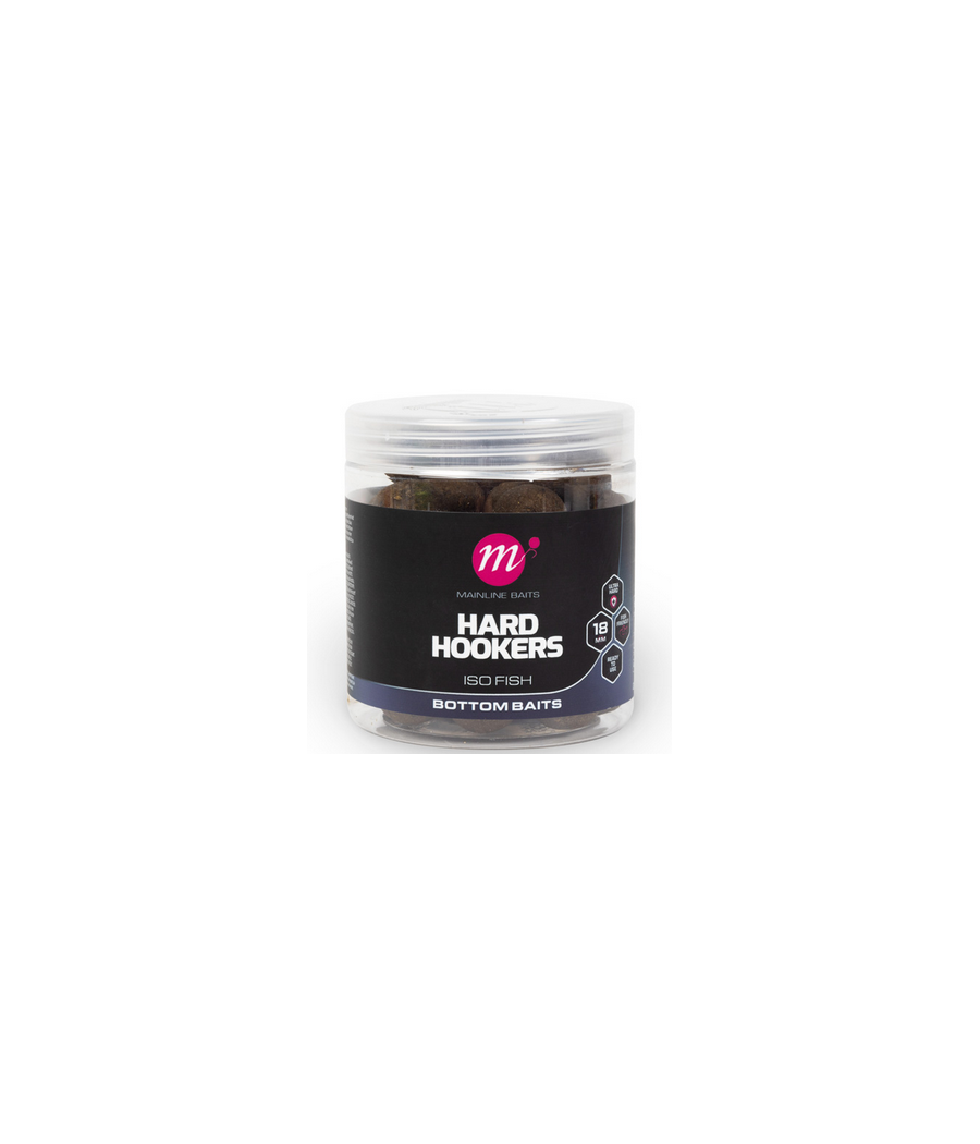 Mainline Hard Hookers Iso Fish 18mm Bottom Baits kulki  hakowe