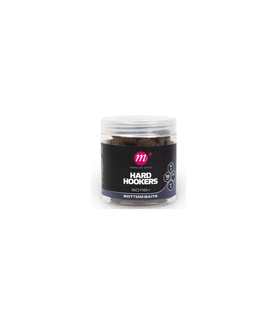 Mainline Hard Hookers Iso Fish 18mm Bottom Baits kulki  hakowe