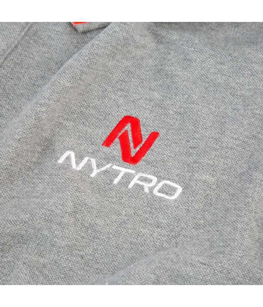 Nytro Polo Shirt  r.2XL Light Marl Grey Polo Shirt koszulka wędkarska polo