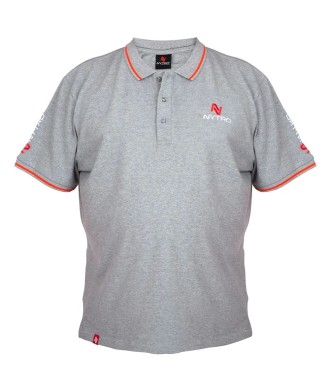 Nytro Polo Shirt  r.2XL Light Marl Grey Polo Shirt koszulka wędkarska polo