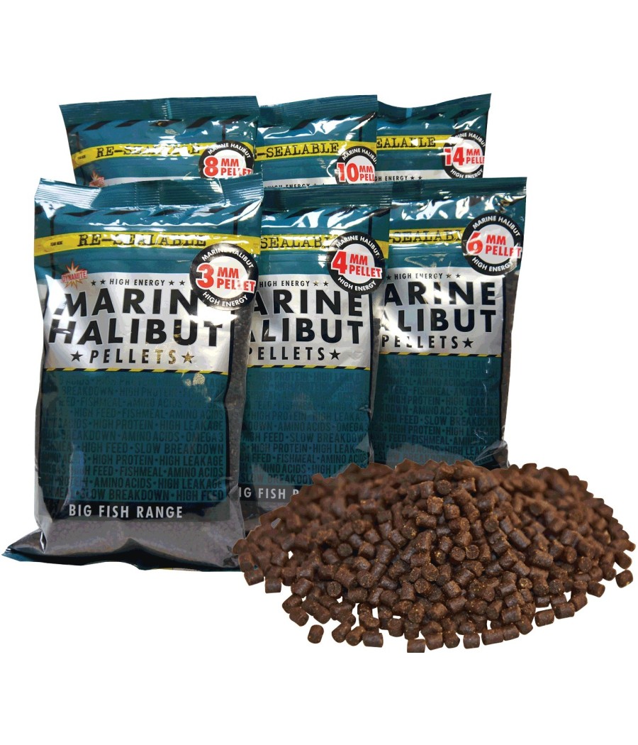 Dynamite Carp Marine Halibut Pellets 6mm 900g