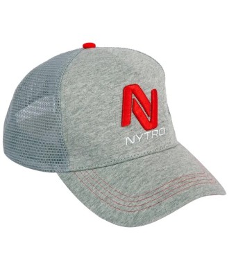 Nytro Light Marl Grey Trucker Cap - czapka wędkarska z daszkiem