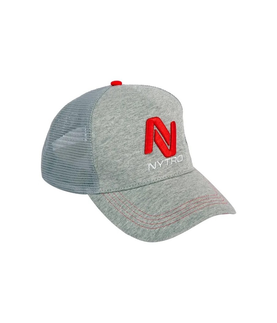 Nytro Light Marl Grey Trucker Cap - czapka wędkarska z daszkiem