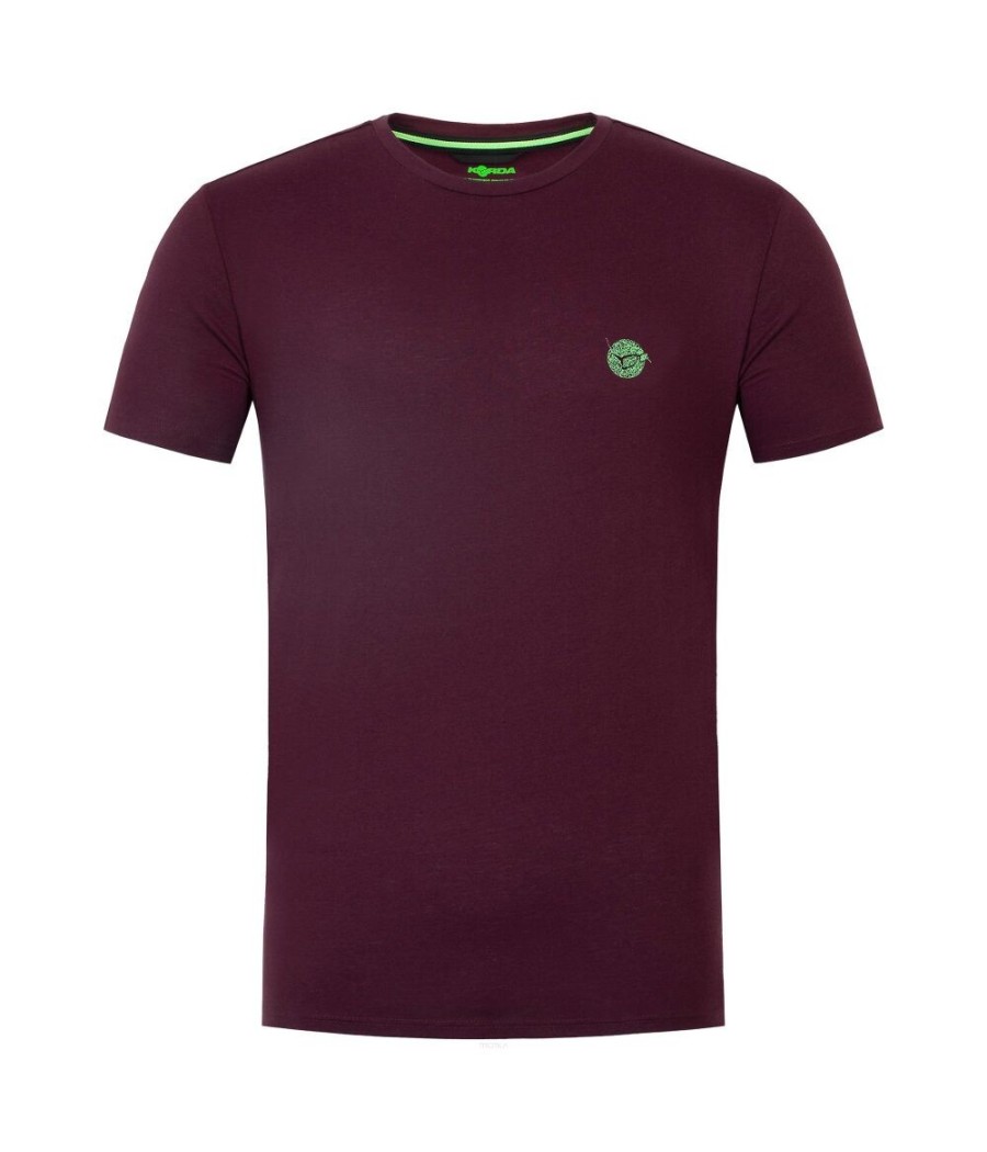 Korda  Large Birdsnest Tee Burgundy - L