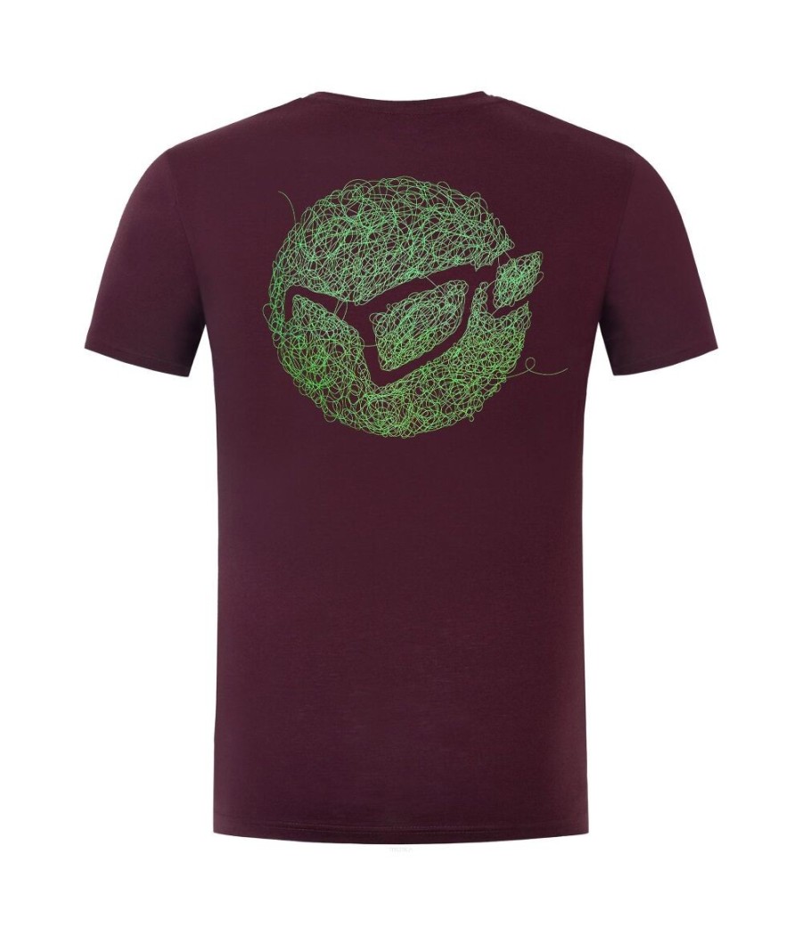 Korda  Large Birdsnest Tee Burgundy - L