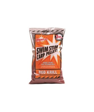 kaper sklep Dynamite Red Krill Swim Stim Carp Pellets 2mm 900g