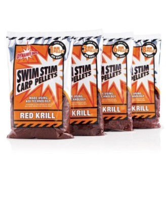 Dynamite Red Krill Swim Stim Carp Pellets 6mm 900g