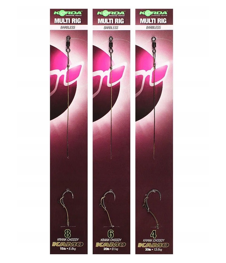 Korda Multi-rig Barbless 6 bezzadziorowy