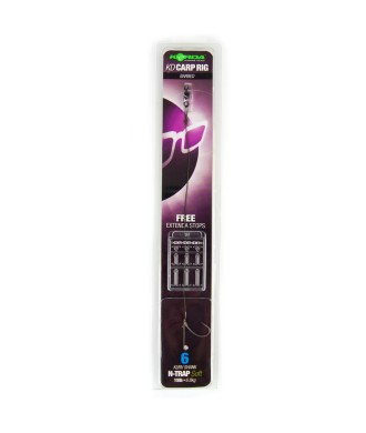 Korda N-trap KD Rig Size 6 Kurv 15lb przypon