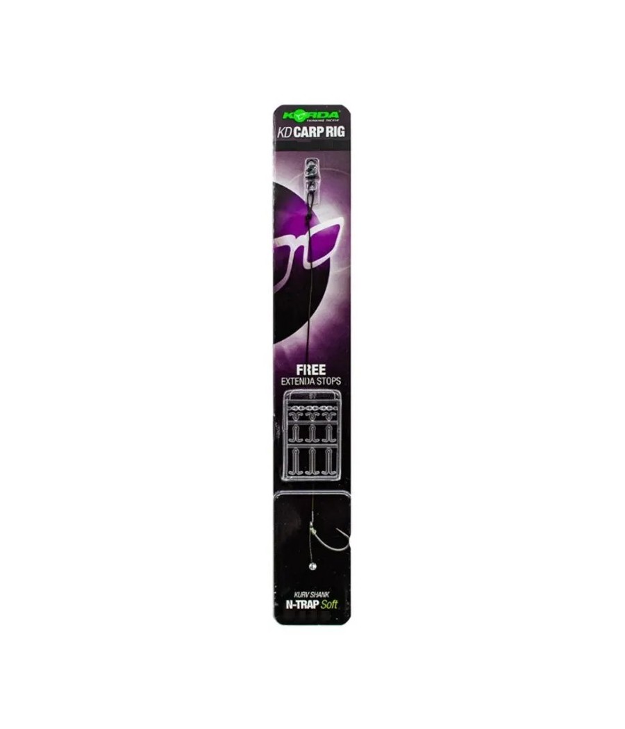 Korda N-trap KD Rig Size 8 Kurv B 15lb przypon